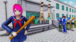 Anime Girl High School Life 3D - Screenshot 1
