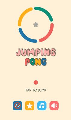 Jumping Pong - Switch Colors - Screenshot 1