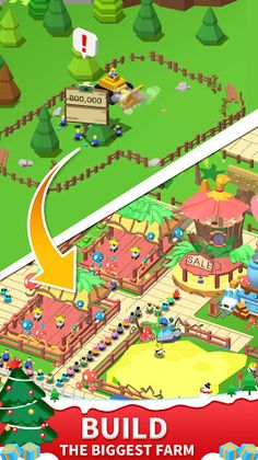 Idle Leisure Farm - Cash Click - Screenshot 1