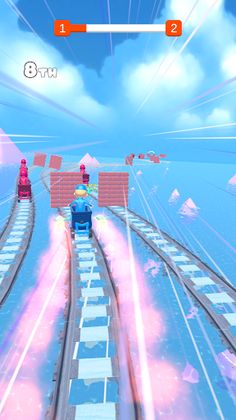 Roller Coaster Race - Screenshot 4