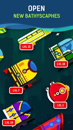 Idle Submarine: Raft to Boat - Screenshot 3