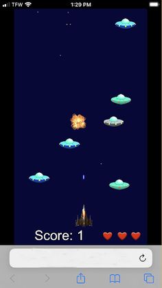 UFO Space Shooter 2 - Screenshot 1