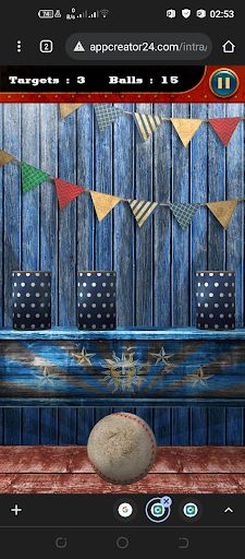 Game Knock down the cans with  - Screenshot 3