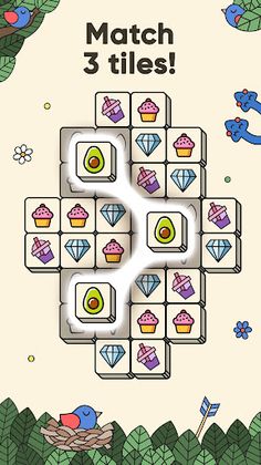 3 Tiles - Tile Matching Games - Screenshot 1