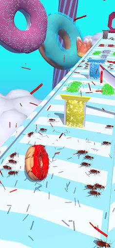 Donut Roll 3D - Screenshot 1