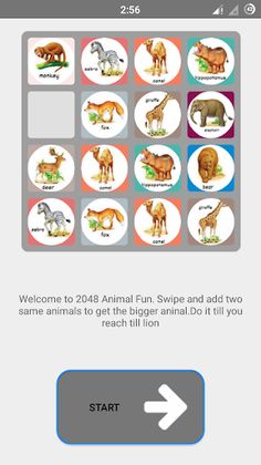 2048 Animal Fun - Screenshot 1