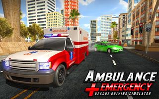 911 Ambulance City Rescue Game - Screenshot 1