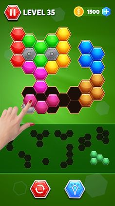 Hexa Block Merge - Hexa Puzzle - Screenshot 1