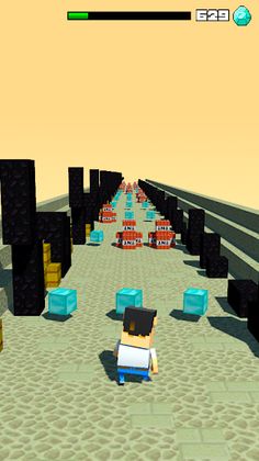 Cube Craft Race 3D - Screenshot 2