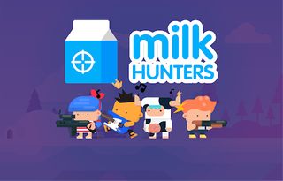 Milk hunters: flat shooter - Screenshot 1