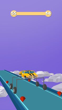 Monster Hydraulic Cars Race 3D - Screenshot 1