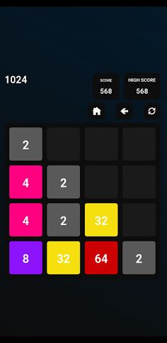 2048 dark - Screenshot 1