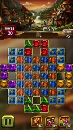 Jewel Amazon : Match 3 Puzzle - Screenshot 4