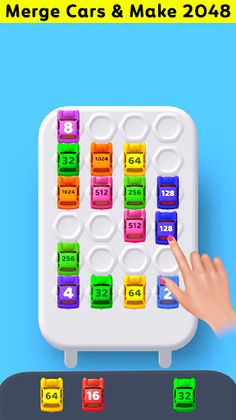 Sort Merge 2048 - Numbers game - Screenshot 3