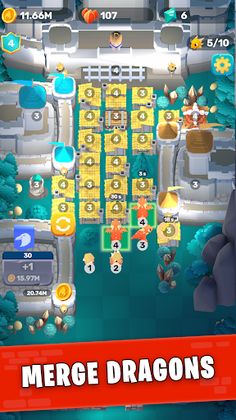 Idle Dragons. Merge Game - Screenshot 1