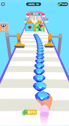 Gem Run Stack Game - Screenshot 3