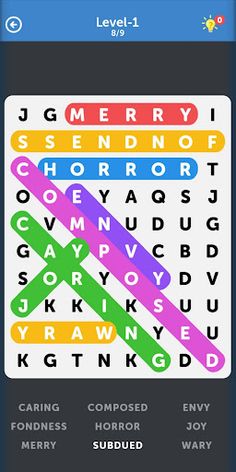 Words Find - Word Puzzle Game - Screenshot 1