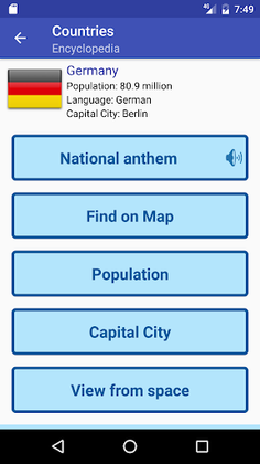 Countries of the world - Screenshot 3