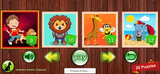 Smiling Animal Puzzles - Screenshot 3