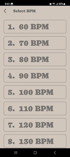 BPM counter Tap the Beat - Screenshot 2