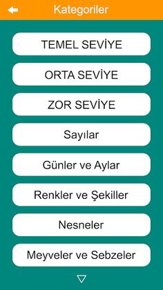 İngilizce Kelime Testi - Screenshot 1