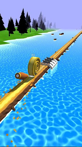 Spiral Roll 3D Online - Screenshot 2