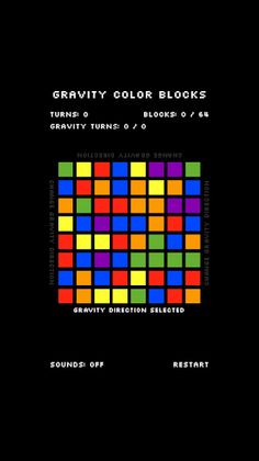 Gravity Color Blocks - Screenshot 1