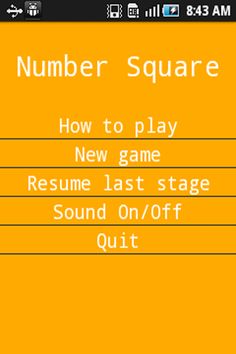 Number Square 8 - Screenshot 1