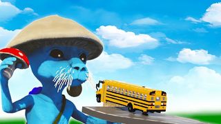 Blocky 3D Car Demolition Derby - Screenshot 2