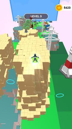 Wingsuit Flying 3D - Screenshot 2