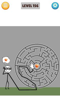 Stick Troll Robber Puzzle Game - Screenshot 1