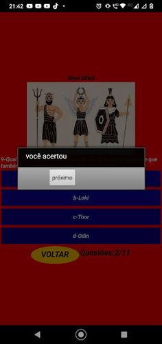 Mitologia Quizz - Screenshot 1