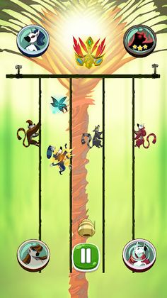 Monkey's ropes party - Screenshot 1
