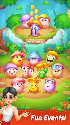 Blooming Flowers Merge Game - Screenshot 4