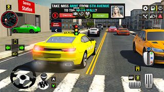 US Taxi Car Driving Games - Screenshot 1