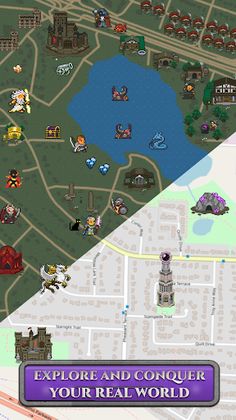 Orna: GPS Pixel RPG Adventure - Screenshot 4