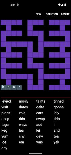 Jigsaw Word Grid Puzzler - Screenshot 1