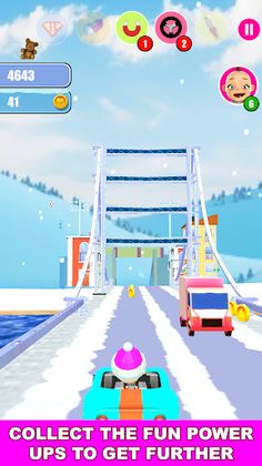 Baby Snow Run - Running Game - Screenshot 3