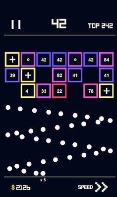 Brick Breaker - Glowing - Screenshot 2