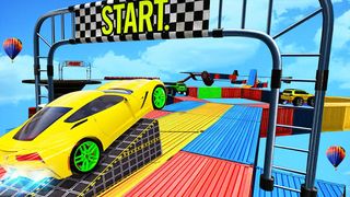 Mega Car Stunts Race Car Games - Screenshot 1