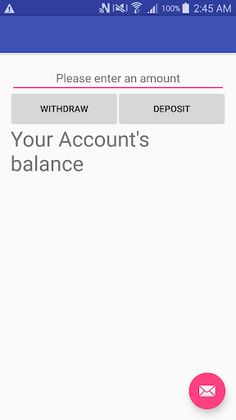 Bank Account Practice - Screenshot 1