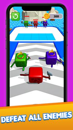 Merge Number Fight! Cubes Run - Screenshot 3