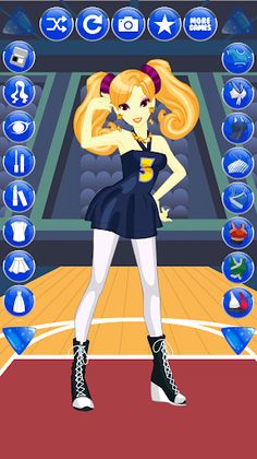 Cheerleader Dress Up - Screenshot 2