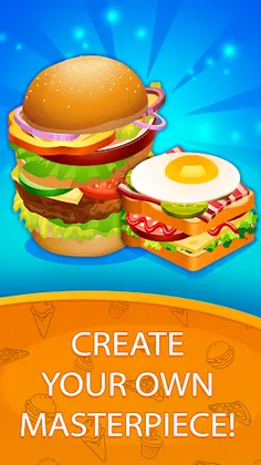Baby kitchen game Burger Chef - Screenshot 1