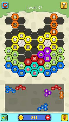 Hex Block Puzzle - monster - Screenshot 4