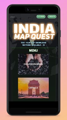 India Map Quest (Offline) - Screenshot 1