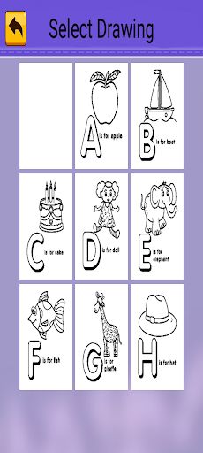 Coloring Alphabet Letters - Screenshot 3
