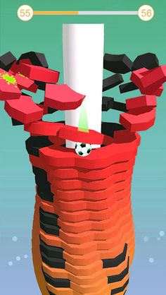 Stack Helix: 3D Ball Crush Dro - Screenshot 1