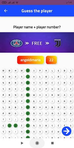 Football Quiz Guess the player - Screenshot 2