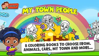 Baby Coloring game - Baby Town - Screenshot 3